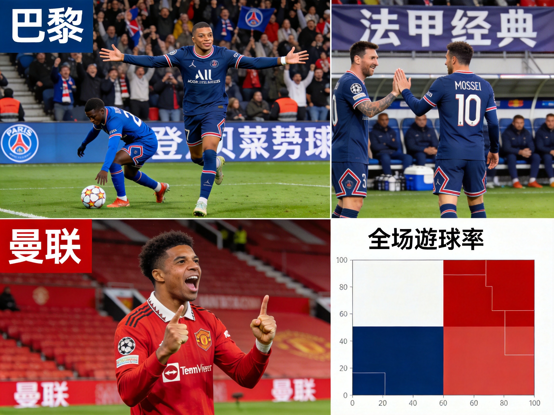 OD体育战报 巴黎 vs 马赛 法甲经典